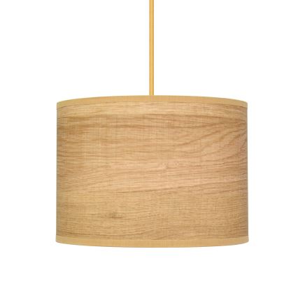 Csillár zsinóron ALBA 1xE27/15W/230V á. 20 cm barna