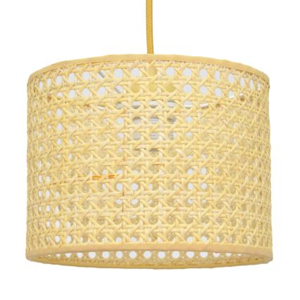 Csillár zsinóron ALBA 1xE27/15W/230V á. 20 cm rattan