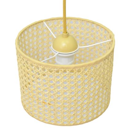 Csillár zsinóron ALBA 1xE27/15W/230V á. 20 cm rattan