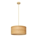Csillár zsinóron ALBA 1xE27/15W/230V á. 40 cm barna