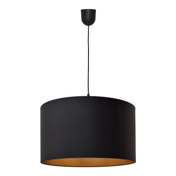 Csillár zsinóron ALBA 1xE27/15W/230V á. 45 cm fekete/arany