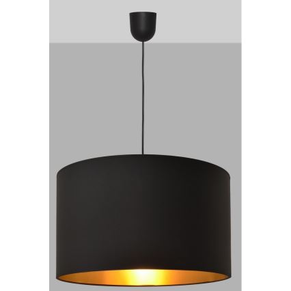 Csillár zsinóron ALBA 1xE27/15W/230V á. 45 cm fekete/arany