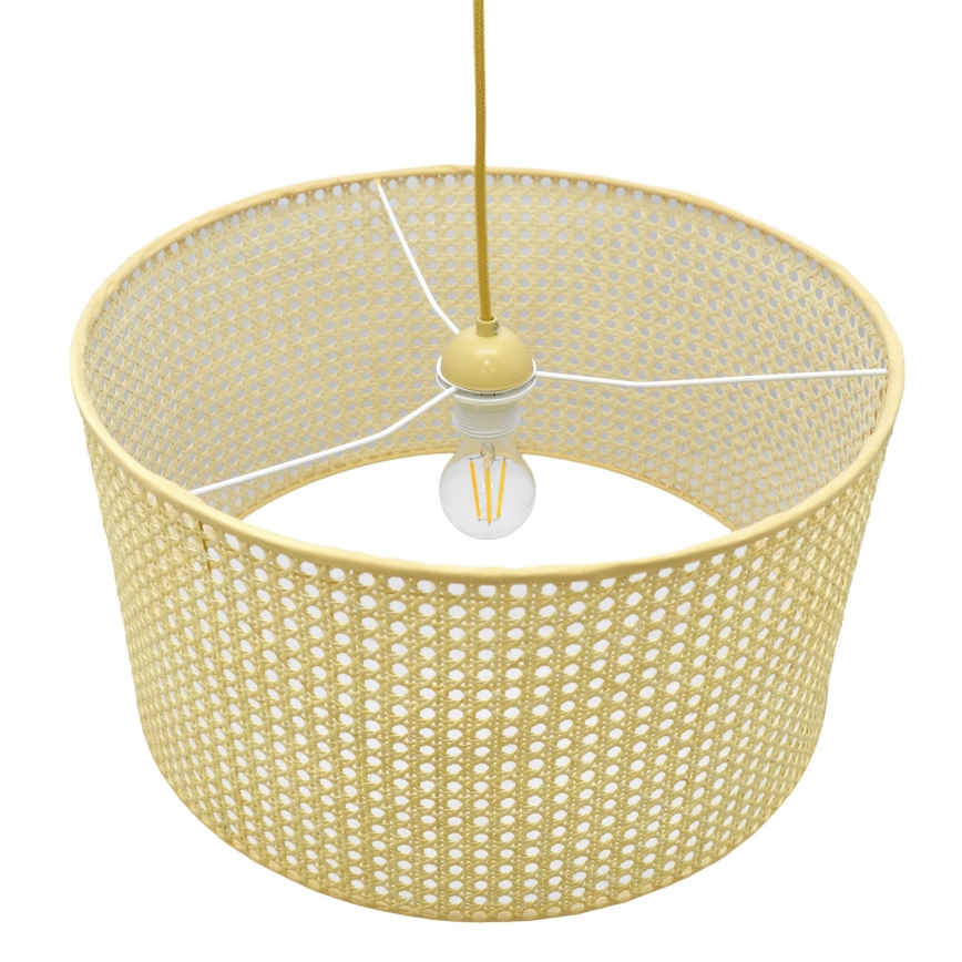 Csillár zsinóron ALBA 1xE27/15W/230V á. 45 cm rattan