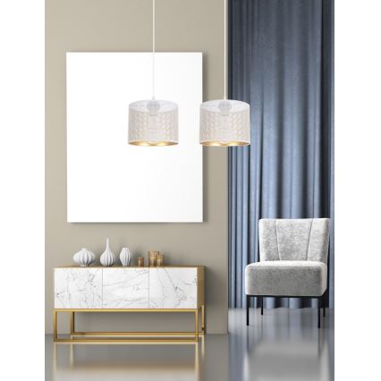 Csillár zsinóron ALDO 2xE27/60W/230V fehér