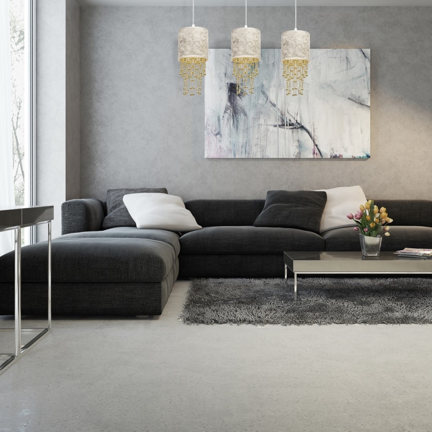 Csillár zsinóron ALMERIA 3xE27/60W/230V