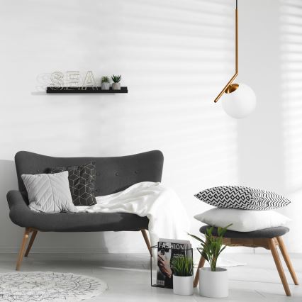 Csillár zsinóron AMBER 1xG9/5W/230V 130 cm