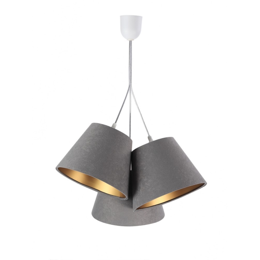 Csillár zsinóron AMBROSIA 3xE27/60W/230V