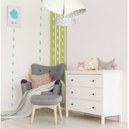 Csillár zsinóron AMBROSIA 3xE27/60W/230V