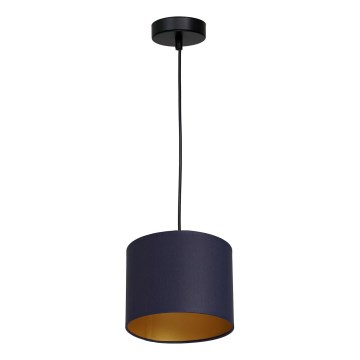 Csillár zsinóron ARDEN 1xE27/60W/230V á. 18 cm lila/arany