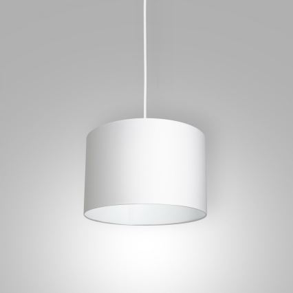 Csillár zsinóron ARDEN 1xE27/60W/230V á. 25 cm fehér