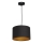 Csillár zsinóron ARDEN 1xE27/60W/230V á. 25 cm fekete/arany