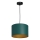 Csillár zsinóron ARDEN 1xE27/60W/230V á. 25 cm zöld/arany