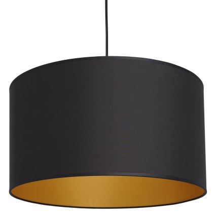 Csillár zsinóron ARDEN 1xE27/60W/230V á. 40 cm fekete/arany