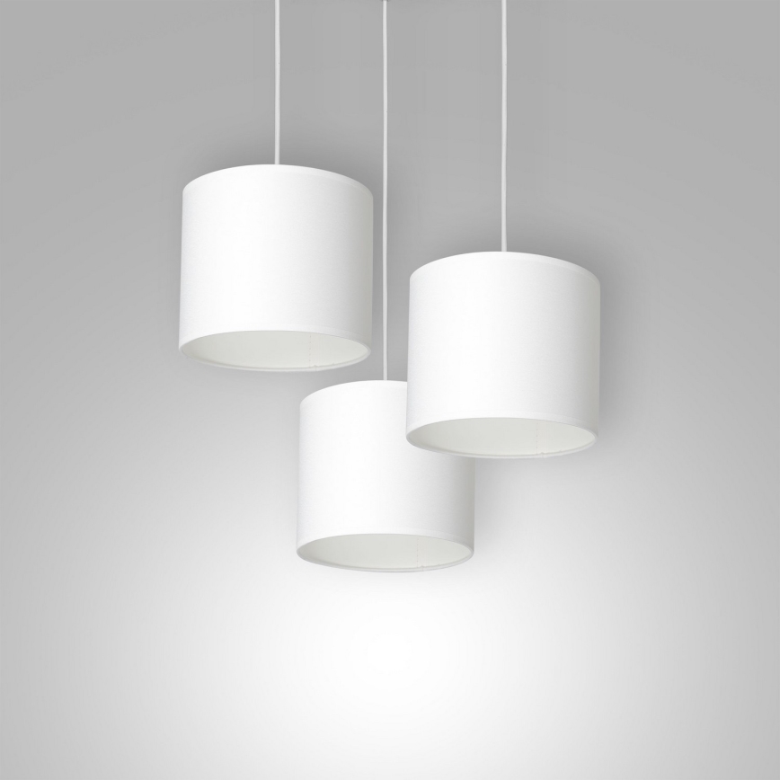 Csillár zsinóron ARDEN 3xE27/60W/230V fehér