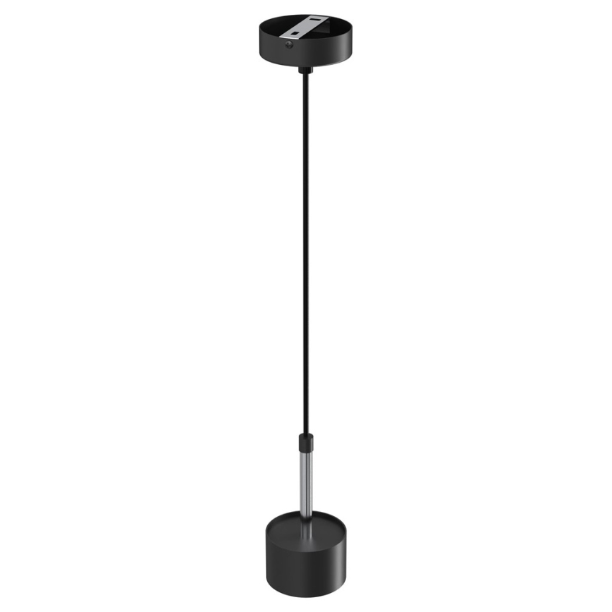 Csillár zsinóron ARENA 1xGX53/11W/230V fekete/fényezett króm