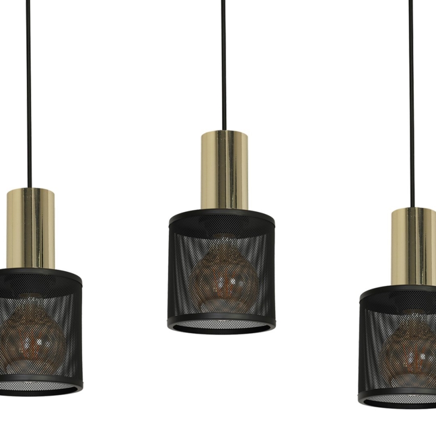 Csillár zsinóron ARES 3xE27/60W/230V