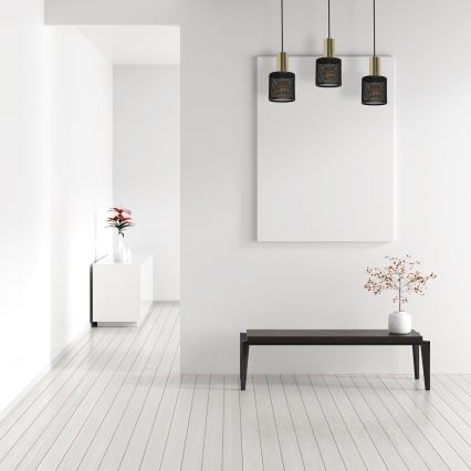 Csillár zsinóron ARES 3xE27/60W/230V