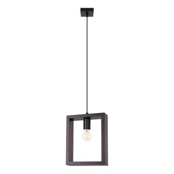 Csillár zsinóron ARIES 1xE27/15W/230V bükkfa/wenge