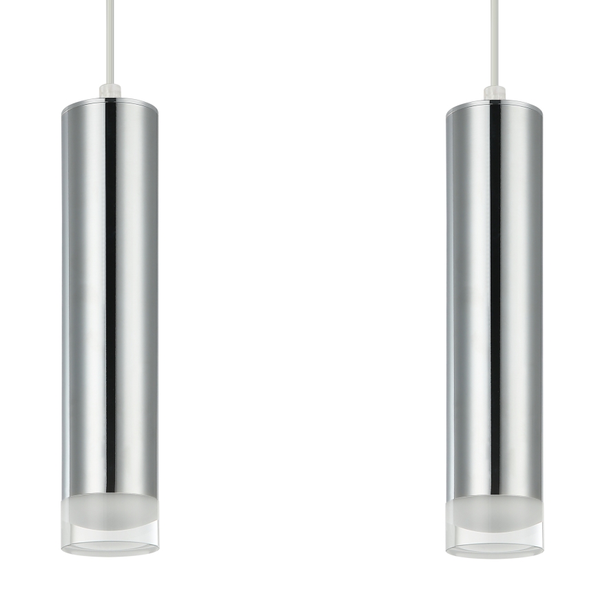 Csillár zsinóron ARMIN 2xGU10/10W/230V fényezett króm