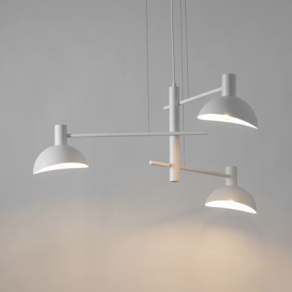 Csillár zsinóron ARTIS 3xE14/40W/230V fehér