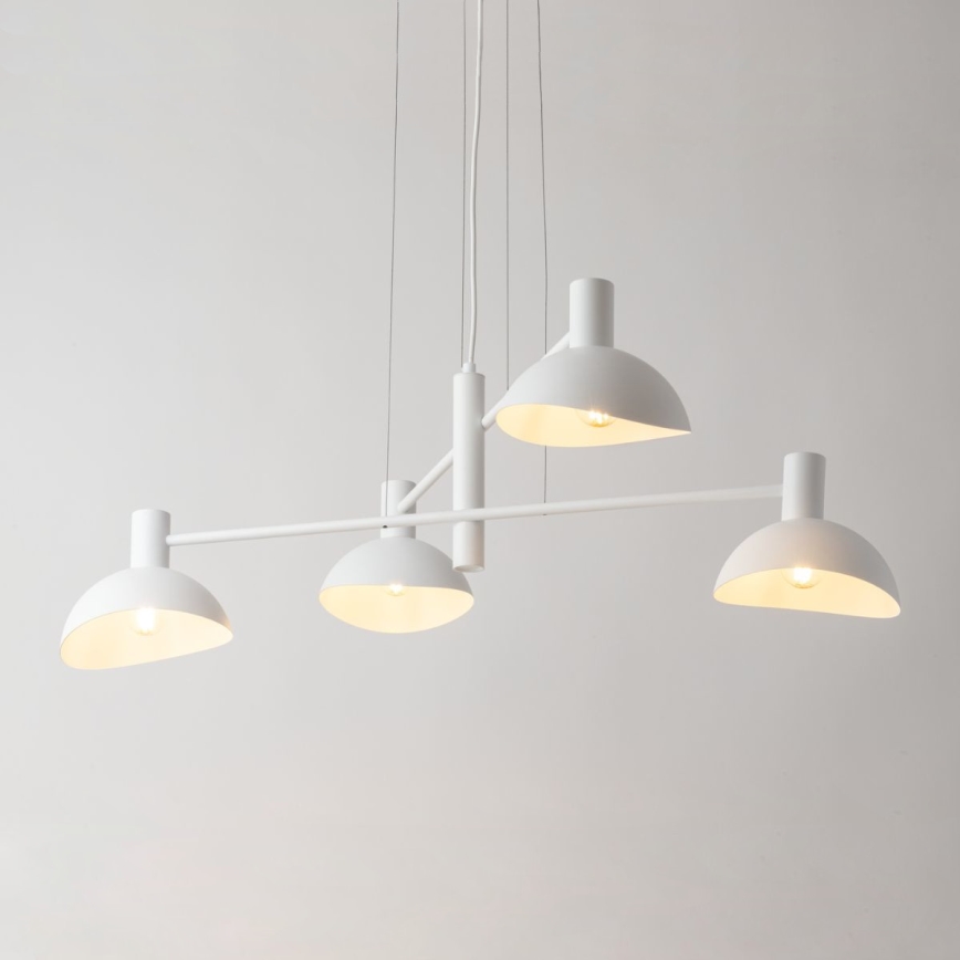 Csillár zsinóron ARTIS 4xE14/40W/230V fehér