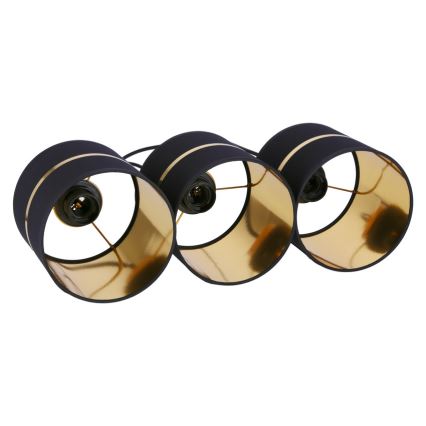 Csillár zsinóron ASSAM 3xE27/60W/230V fekete