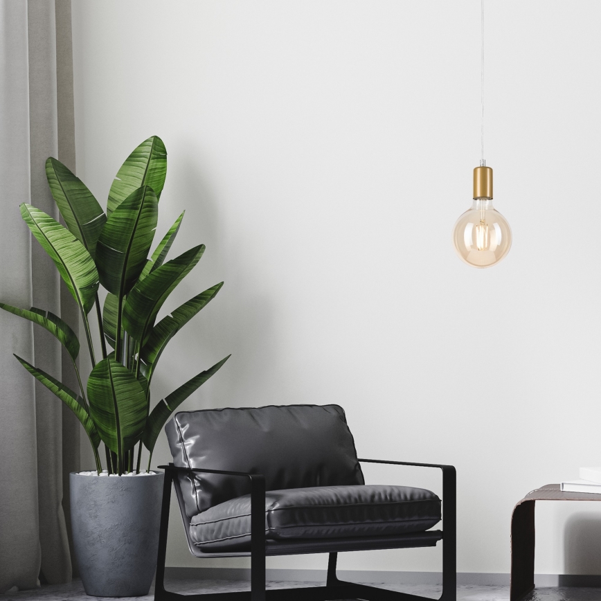 Csillár zsinóron ASTRID 1xE27/60W/230V arany