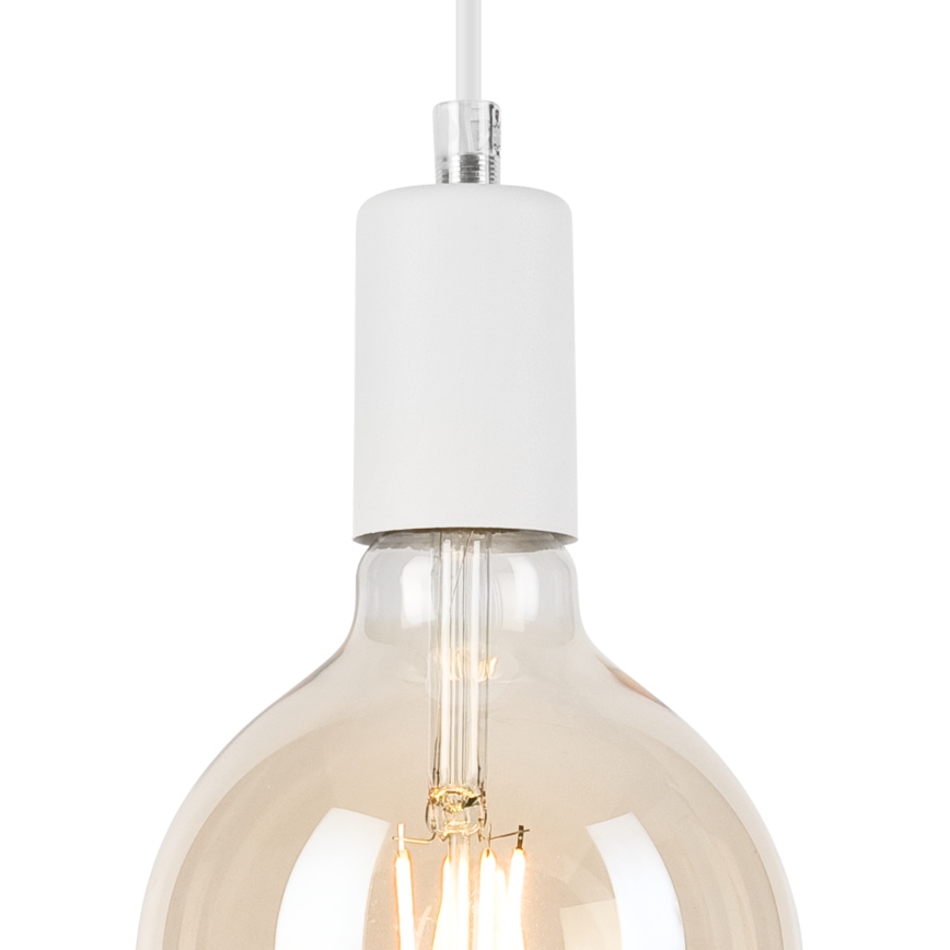 Csillár zsinóron ASTRID 1xE27/60W/230V fehér