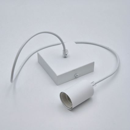 Csillár zsinóron ASTRID 1xE27/60W/230V fehér