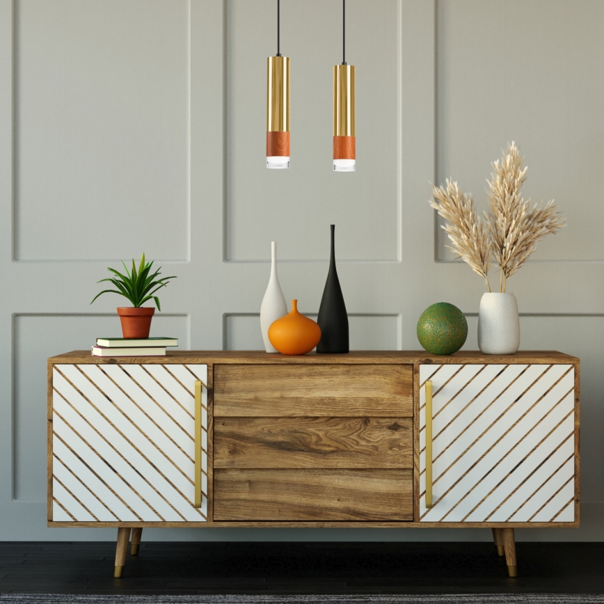 Csillár zsinóron AURELIA 2xGU10/10W/230V