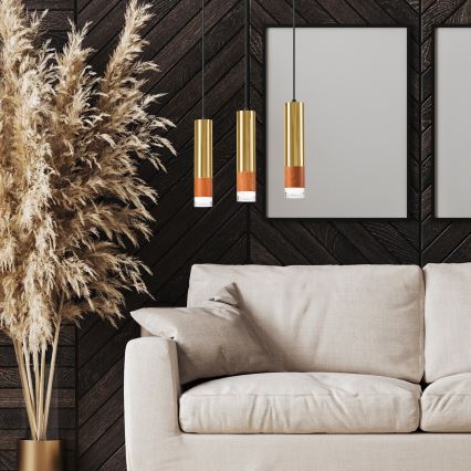 Csillár zsinóron AURELIA 3xGU10/10W/230V