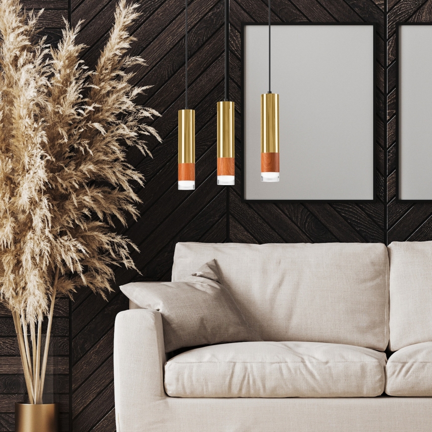 Csillár zsinóron AURELIA 3xGU10/10W/230V