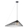 Csillár zsinóron AURORA 1xE27/20W/230V átm. 60 cm fekete