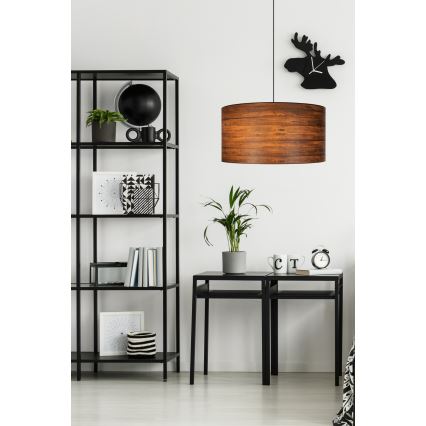 Csillár zsinóron AXEL 1xE27/60W/230V barna