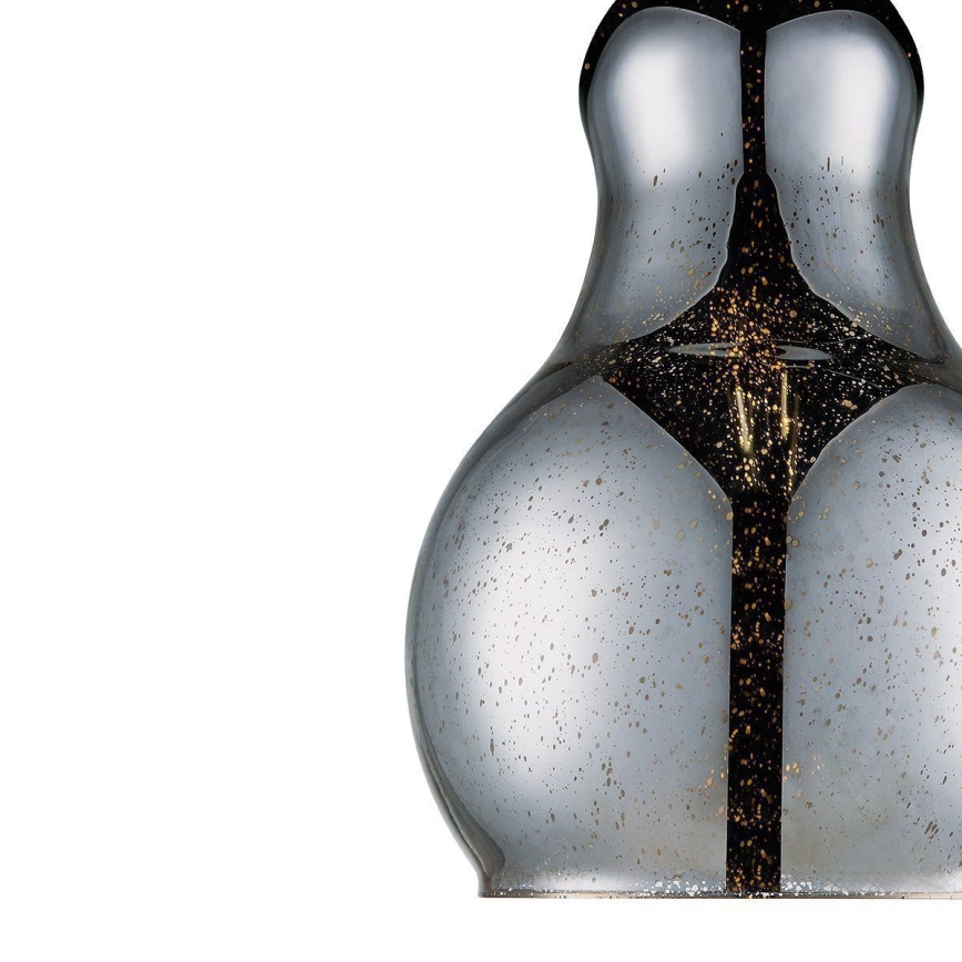 Csillár zsinóron BELLO 1xE27/60W/230V átm. 30 cm króm