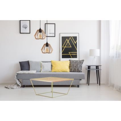 Csillár zsinóron BERGO 2xE27/60W/230V fekete