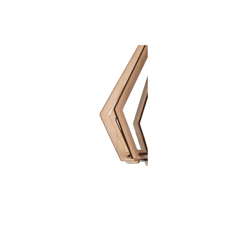 Csillár zsinóron BERGO 2xE27/60W/230V fekete