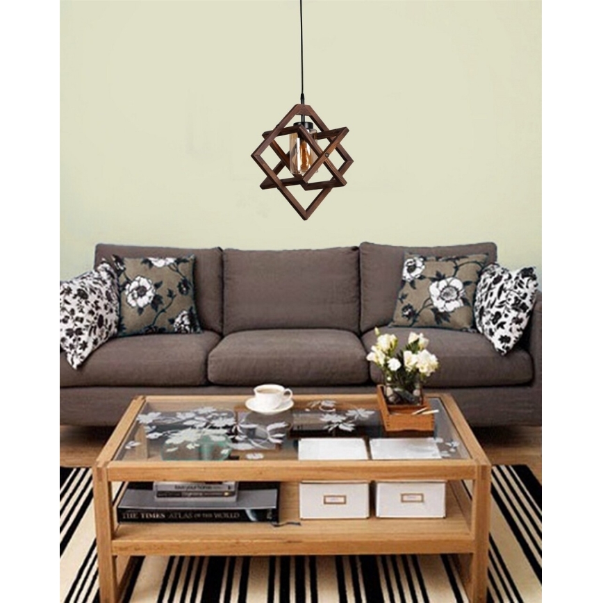 Csillár zsinóron BERLIN 1xE27/60W/230V