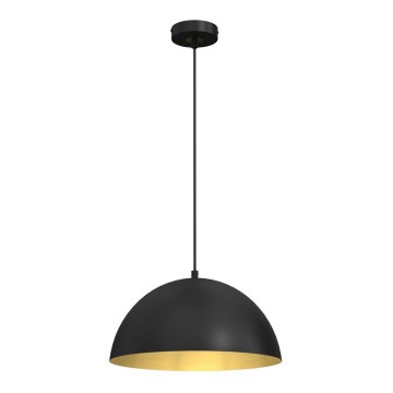 Csillár zsinóron BETA 1xE27/60W/230V á. 35 cm fekete