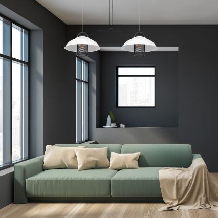 Csillár zsinóron BJORN 2xE27/60W/230V