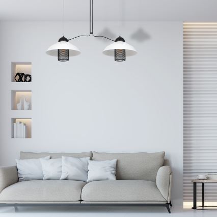 Csillár zsinóron BJORN 2xE27/60W/230V