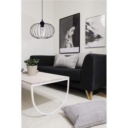 Csillár zsinóron BOCCA 1xE27/60W/230V