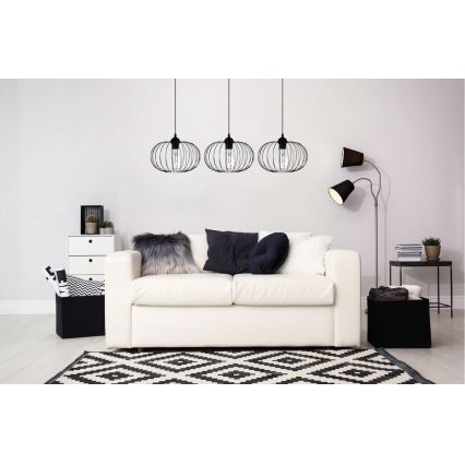 Csillár zsinóron BOCCA 3xE27/60W/230V