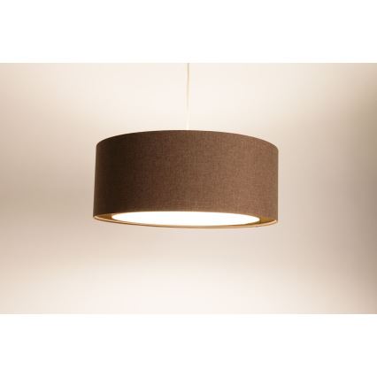 Csillár zsinóron BOHO TRINITI 1xE27/60W/230V barna