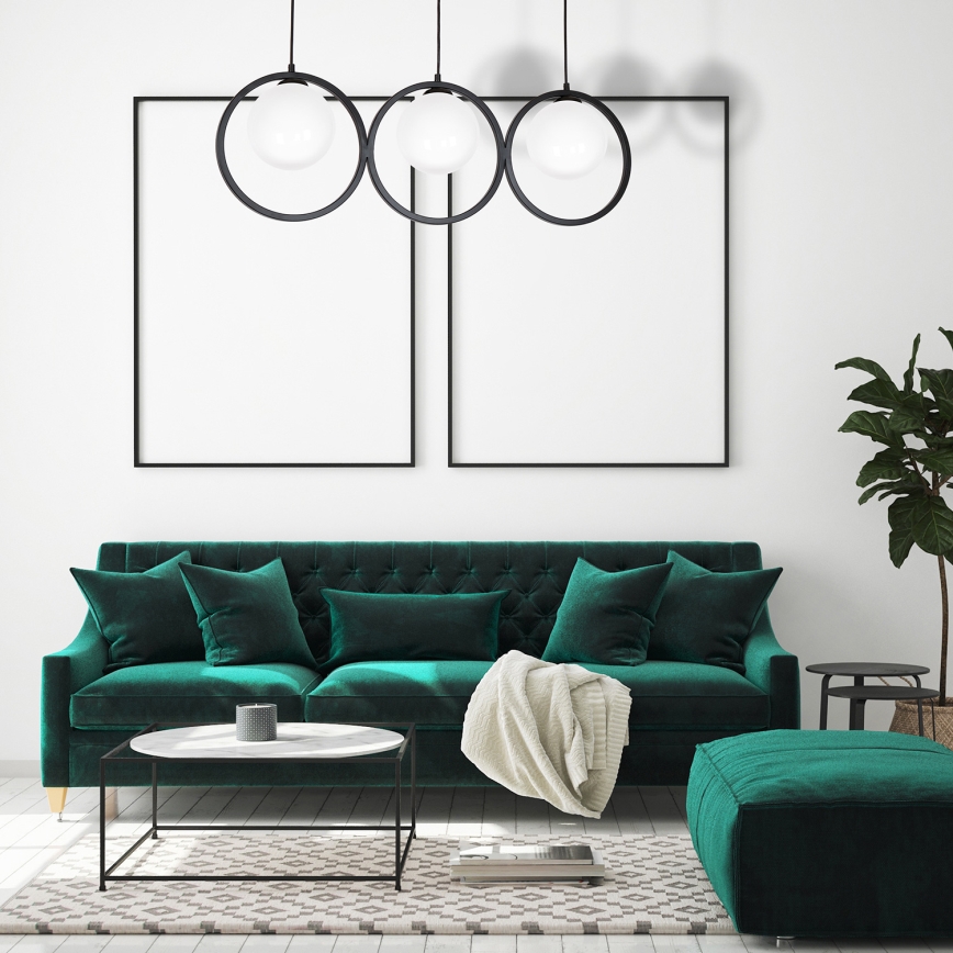 Csillár zsinóron BOSTON 3xE14/40W/230V