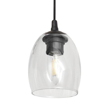 Csillár zsinóron BRILLANT 3xE27/15W/230V bézs/átlátszó/szürke