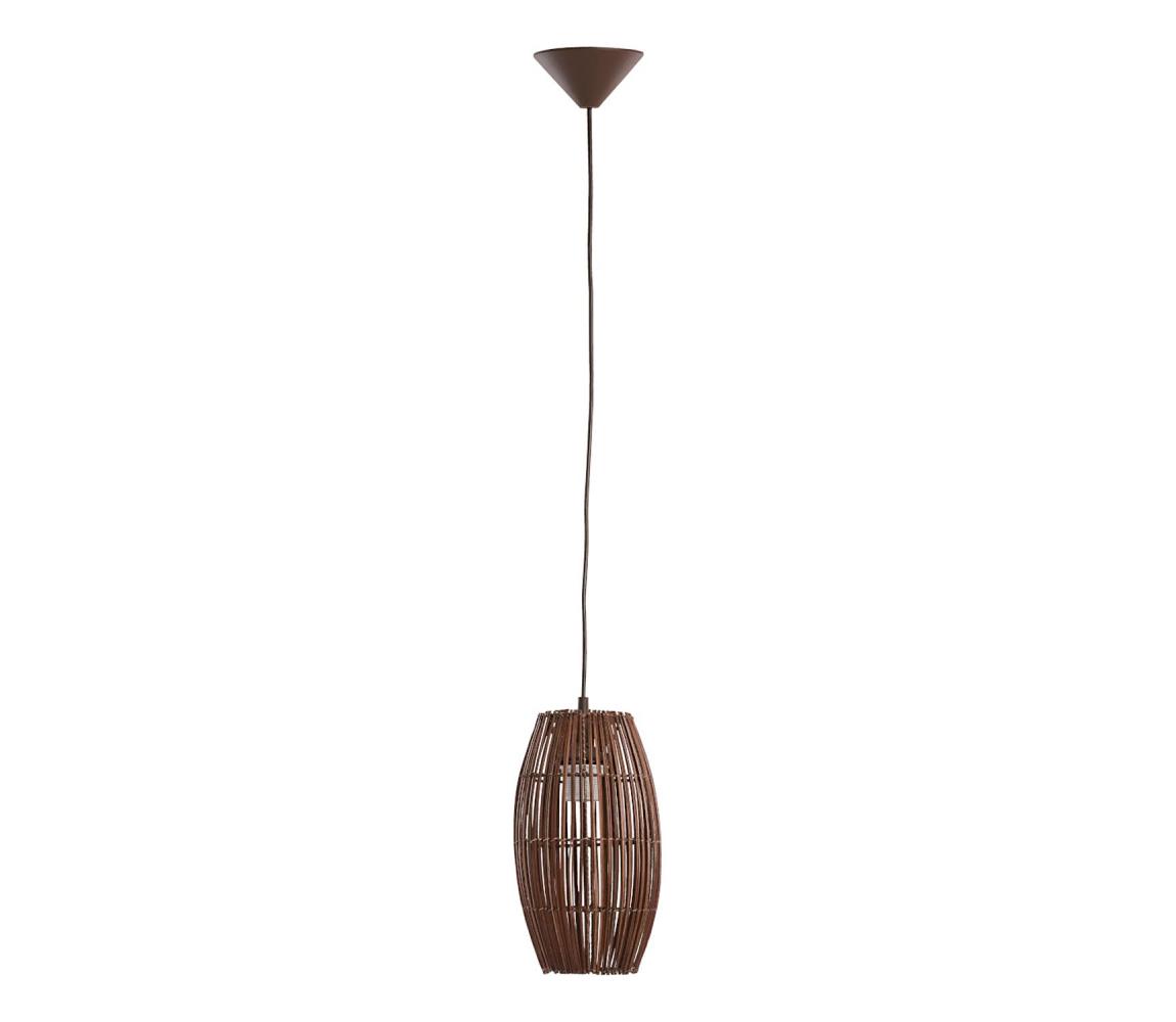 Csillár zsinóron BURI 1xE27/15W/230V barna 18155