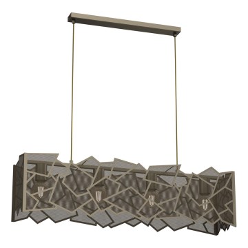 Csillár zsinóron CAMO 4xE27/15W/230V arany