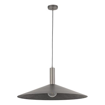 Csillár zsinóron CAPRI 1xE27/15W/230V átm. 70 cm antracit/szürke