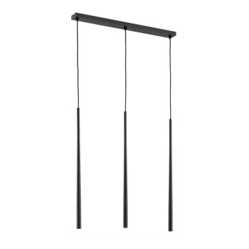 Csillár zsinóron CARMEN 3xG9/40W/230V fekete